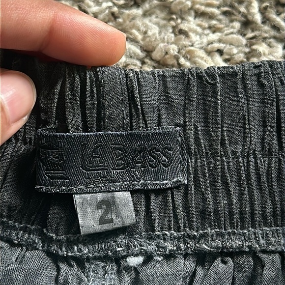 La Bass black/white/red women’s balloon pants Sz 2 - Picture 4 of 5